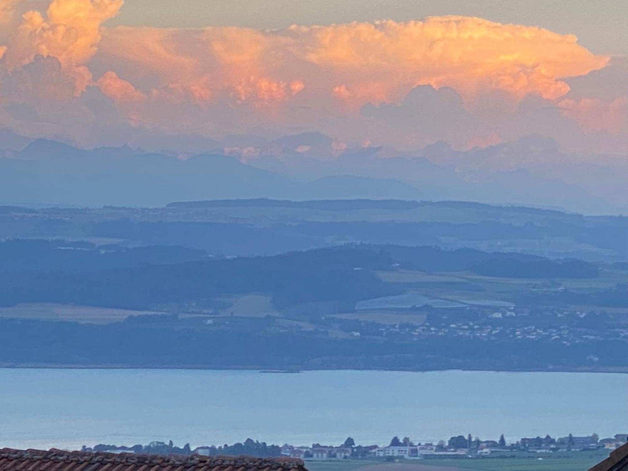 Tevenon Vue Panoramique Alpes-Lac Grandevent Luaran gambar